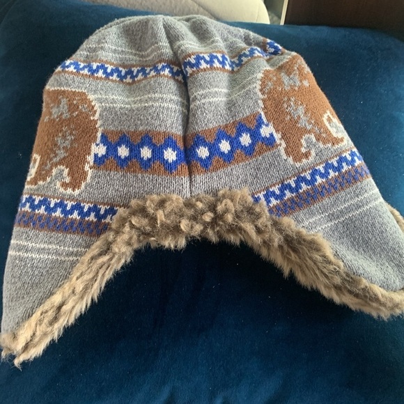 Hanna‎ Andersson Kids lined Winter Hat elephant print - Picture 4 of 5